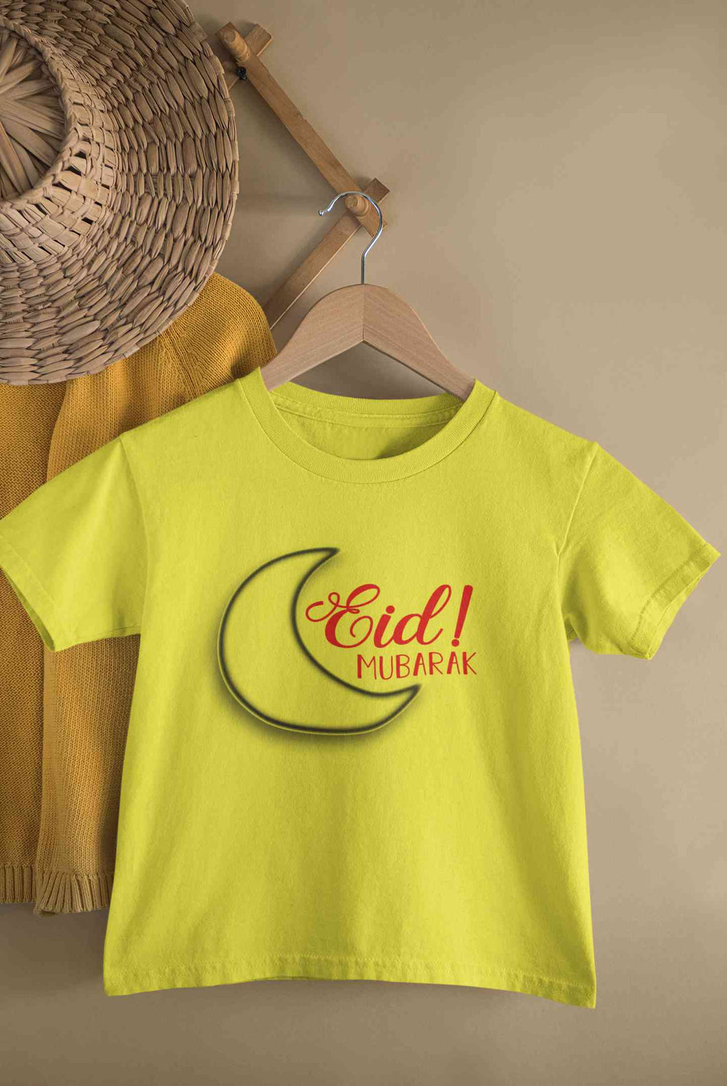 Eid Mubaaarak Half Sleeves T-Shirt for Boy-KidsFashionVilla