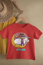 Load image into Gallery viewer, Custom Name Eid Al Adha Bakra Eid Mubarak Half Sleeves T-Shirt for Boy-KidsFashionVilla
