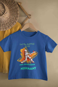 Custom Name IPL Fever Half Sleeves T-Shirt for Boy-KidsFashionVilla