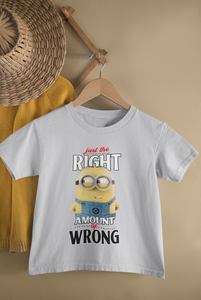 Cartoon Quotes Half Sleeves T-Shirt for Boy-KidsFashionVilla