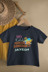 Makar Sankranti Half Sleeves T-Shirt for Boy-KidsFashionVilla
