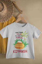 Load image into Gallery viewer, Custom Name Time For Pongal Half Sleeves T-Shirt for Boy-KidsFashionVilla
