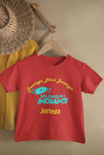 Load image into Gallery viewer, IPL Mumbai Indians Jeetega Bhai Jeetega MI Jeetega Half Sleeves T-Shirt for Boy-KidsFashionVilla
