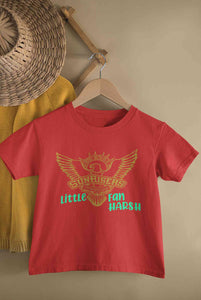 Custom Name IPL SRH Sunrisers Little Fan Half Sleeves T-Shirt for Boy-KidsFashionVilla