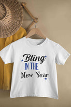Load image into Gallery viewer, Bling In The New Year Half Sleeves T-Shirt for Boy-KidsFashionVilla

