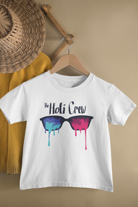 The Holi Crew Holi Family Half Sleeves T-Shirts-KidsFashionVilla