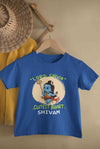 Custom Name Cutest Bhakt MahaShivratri Half Sleeves T-Shirt for Boy-KidsFashionVilla