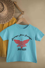 Load image into Gallery viewer, IPL Lucknow Super Giants Jeetega Bhai Jeetega LSG Jeetega Half Sleeves T-Shirt For Girls -KidsFashionVilla
