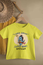Load image into Gallery viewer, Custom Name Cutest Bhakt MahaShivratri Half Sleeves T-Shirt for Boy-KidsFashionVilla

