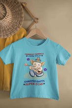 Load image into Gallery viewer, Twinkle Twinkle Little Star Ganpati Bappa Superstar Ganesh Chaturthi Half Sleeves T-Shirt for Boy-KidsFashionVilla
