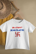 Load image into Gallery viewer, My First Navratri Half Sleeves T-Shirt for Boy-KidsFashionVilla
