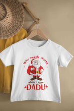 Load image into Gallery viewer, Who Need Santa When I Have Dadu Christmas Half Sleeves T-Shirt for Boy-KidsFashionVilla
