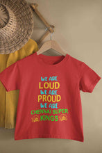 Load image into Gallery viewer, IPL We Are Loud CSK Chennai Super Kings Half Sleeves T-Shirt for Boy-KidsFashionVilla
