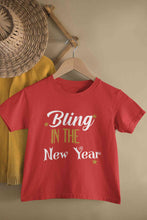 Load image into Gallery viewer, Bling In The New Year Half Sleeves T-Shirt for Boy-KidsFashionVilla
