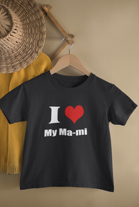 I Love My Mami Bhanji Family Relation Matching T-Shirt- KidsFashionVilla