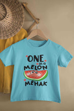 Load image into Gallery viewer, Custom Name Happy One Year First Birthday Half Sleeves T-Shirt For Girls -KidsFashionVilla
