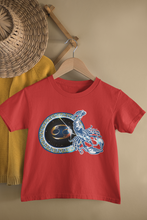 Load image into Gallery viewer, Cancer Zodiac Sign Half Sleeves T-Shirt For Girls -KidsFashionVilla
