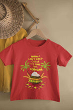 Load image into Gallery viewer, Custom Name Cant Keep Calm Its Time For Pongal Half Sleeves T-Shirt for Boy-KidsFashionVilla

