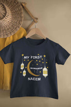 Load image into Gallery viewer, Custom Name My First Ramadan Half Sleeves T-Shirt for Boy-KidsFashionVilla
