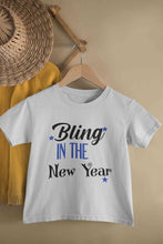 Load image into Gallery viewer, Bling In The New Year Half Sleeves T-Shirt for Boy-KidsFashionVilla
