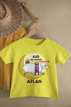 Load image into Gallery viewer, Custom Name Eid Al Adha Bakra Eid Mubarak Half Sleeves T-Shirt for Boy-KidsFashionVilla
