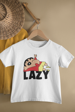 Load image into Gallery viewer, Lazy Half Sleeves T-Shirt For Girls -KidsFashionVilla
