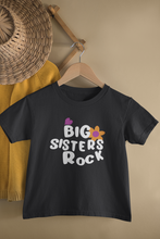 Load image into Gallery viewer, Sisters Rock Matching Sister-Sister Kids Half Sleeves T-Shirts -KidsFashionVilla
