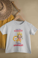 Load image into Gallery viewer, Happy Navratri Half Sleeves T-Shirt for Boy-KidsFashionVilla
