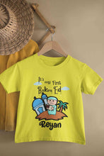 Load image into Gallery viewer, Custom Name Its My First Bakra Eid Half Sleeves T-Shirt for Boy-KidsFashionVilla
