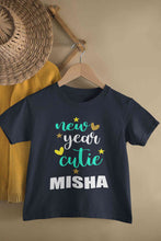 Load image into Gallery viewer, Customized Name New Year Cutie Half Sleeves T-Shirt For Girls -KidsFashionVilla
