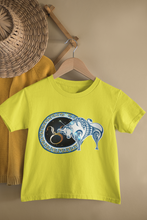 Load image into Gallery viewer, Taurus Zodiac Sign Half Sleeves T-Shirt for Boy-KidsFashionVilla
