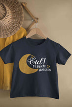 Load image into Gallery viewer, Custom Name Eid Mubaaarak Half Sleeves T-Shirt for Boy-KidsFashionVilla
