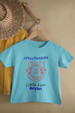 Load image into Gallery viewer, Custom Name IPL PBKS Punjab Kings PlayPunjabi Kings Eleven Punjab Boy Half Sleeves T-Shirt for Boy-KidsFashionVilla
