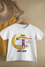 Load image into Gallery viewer, Custom Name Eid Al Adha Bakra Eid Mubarak Half Sleeves T-Shirt for Boy-KidsFashionVilla
