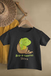 Custom Name Bro A Sauras Raksha Bandhan Half Sleeves T-Shirt for Boy-KidsFashionVilla