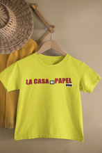 Load image into Gallery viewer, La Casa De Papel Money Heist Half Sleeves T-Shirt For Girls -KidsFashionVilla
