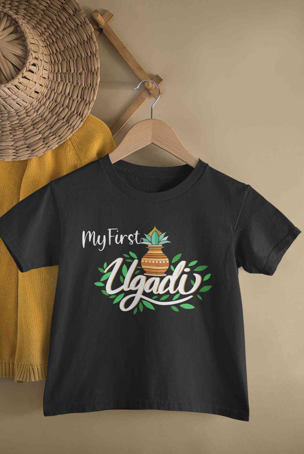My First Ugadi Half Sleeves T-Shirt for Boy-KidsFashionVilla