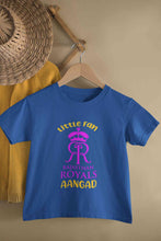 Load image into Gallery viewer, Custom Name IPL RR Rajasthan Royals Little Fan Half Sleeves T-Shirt for Boy-KidsFashionVilla
