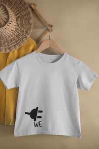 We Connect Sisters Matching Kids Half Sleeves T-Shirts -KidsFashionVilla