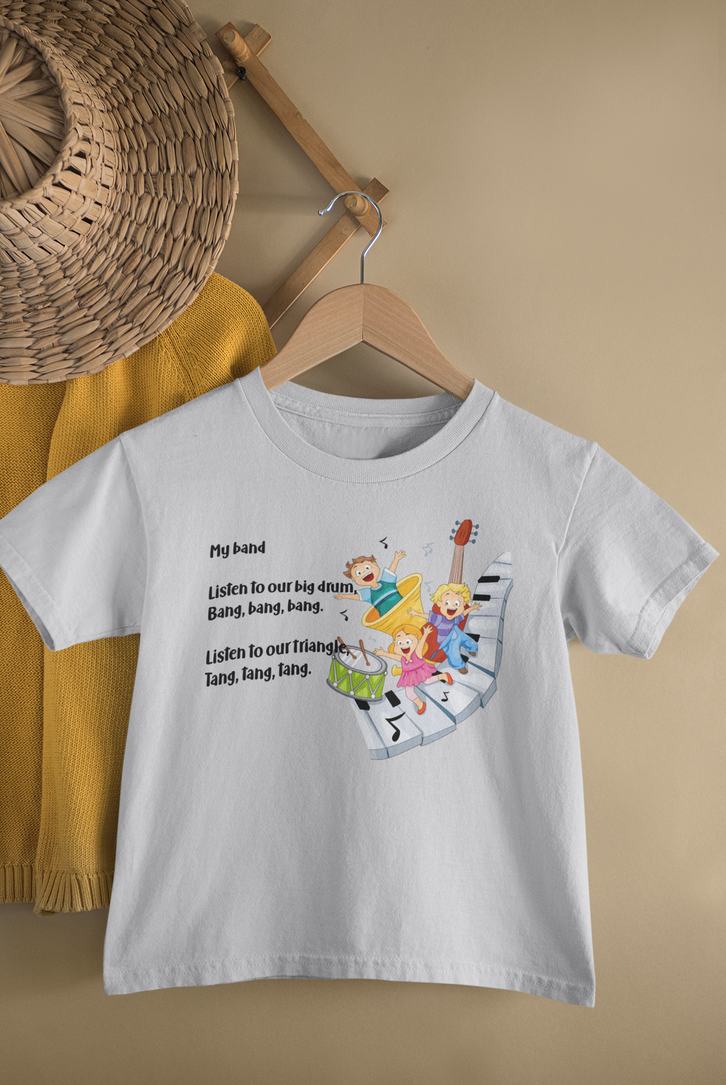 My Band Poem Half Sleeves T-Shirt for Boy-KidsFashionVilla