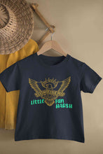 Load image into Gallery viewer, Custom Name IPL SRH Sunrisers Little Fan Half Sleeves T-Shirt for Boy-KidsFashionVilla

