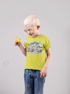 Cute Cartoon Half Sleeves T-Shirt for Boy-KidsFashionVilla