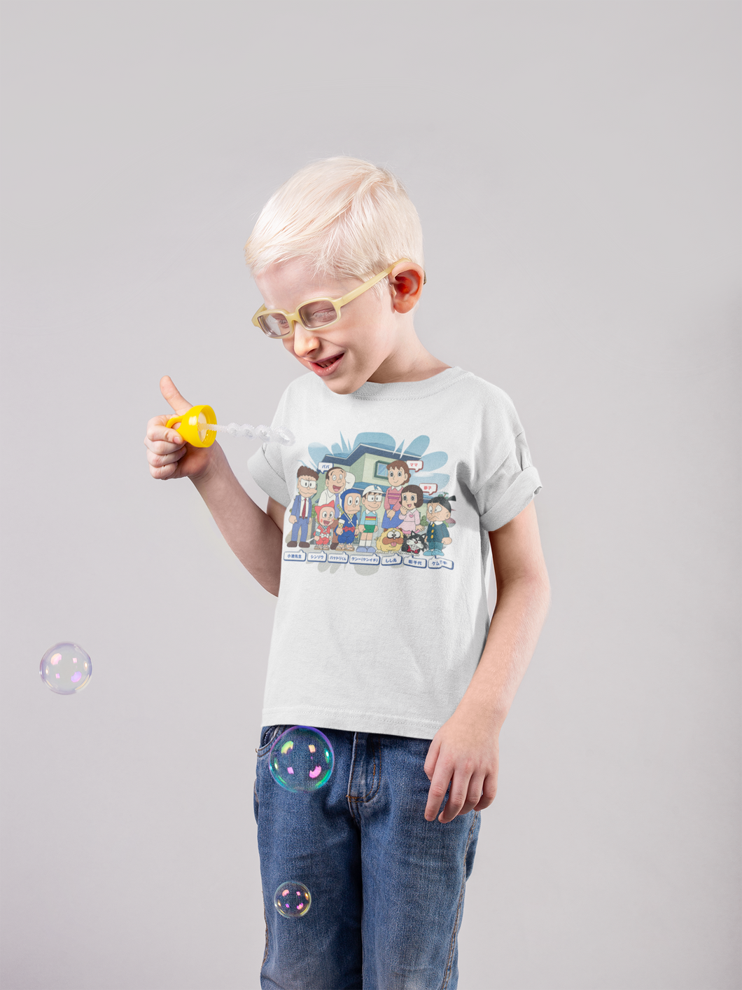Cute Cartoon Half Sleeves T-Shirt for Boy-KidsFashionVilla