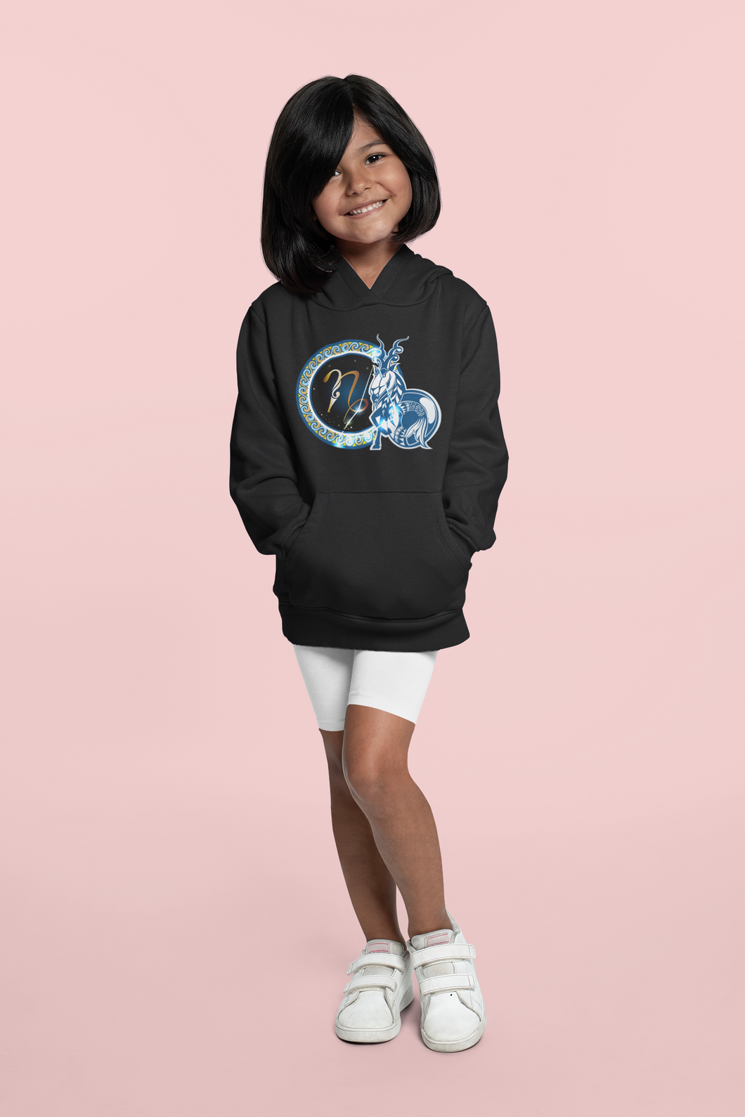 Capricon Zodiac Sign Girl Hoodies-KidsFashionVilla