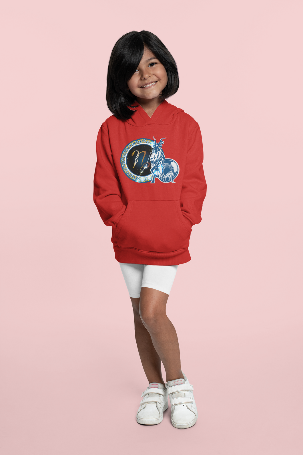 Capricon Zodiac Sign Girl Hoodies-KidsFashionVilla