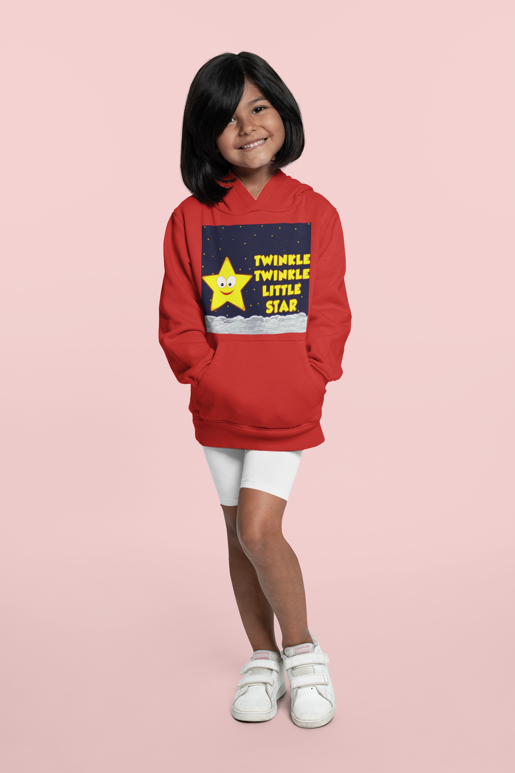 Twinkle Twinkle Little Star Poem Girl Hoodies-KidsFashionVilla