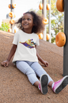 Cute Cartoon Half Sleeves T-Shirt For Girls -KidsFashionVilla