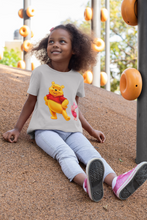 Load image into Gallery viewer, Cute Cartoon Half Sleeves T-Shirt For Girls -KidsFashionVilla
