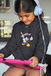 Playing Guitar Cartoon Girl Hoodies-KidsFashionVilla
