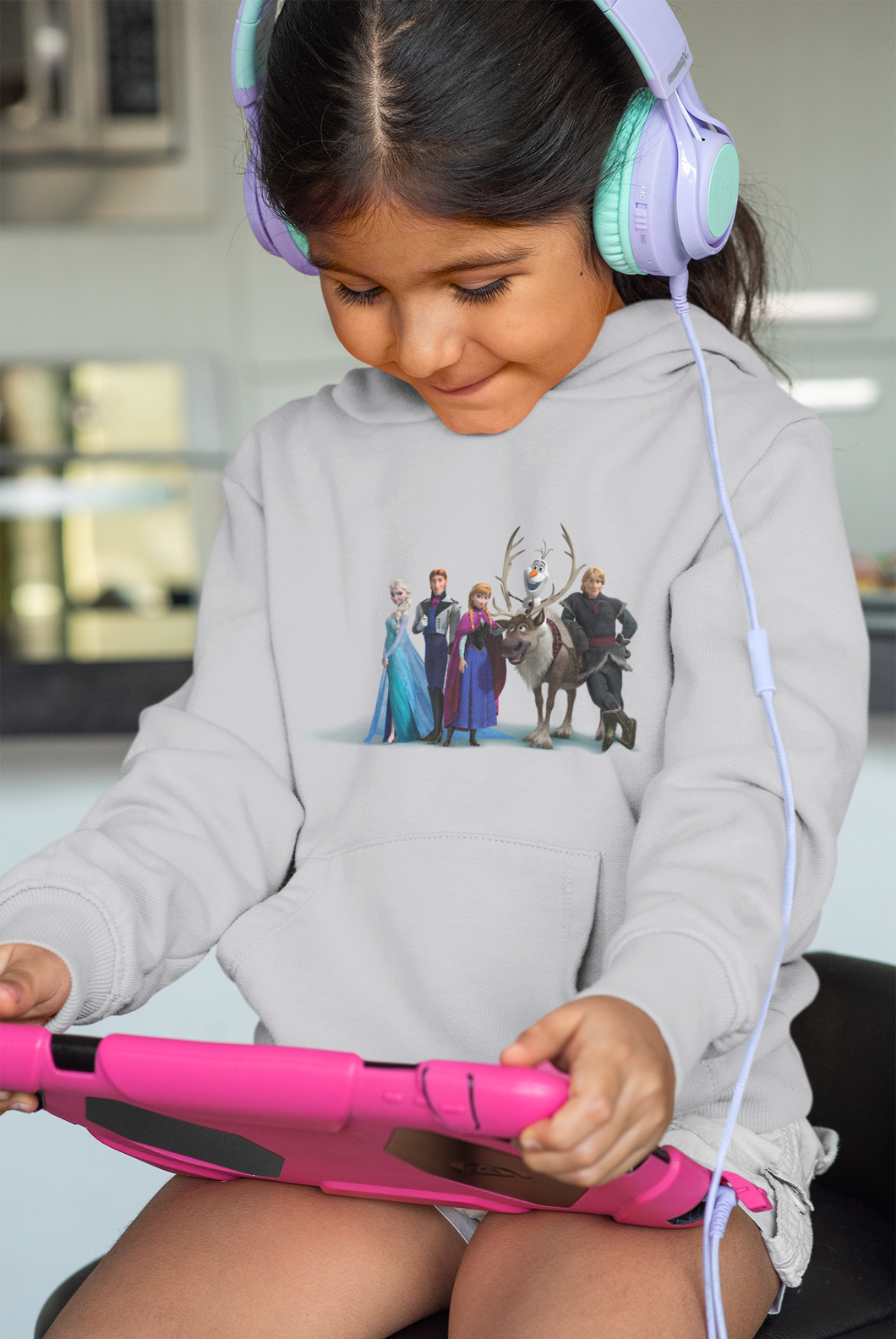 Cute Princess Girl Hoodies-KidsFashionVilla
